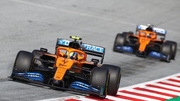 Norris, à frente de Sainz: comparação inevitável após boa temporada de 2019 do espanhol